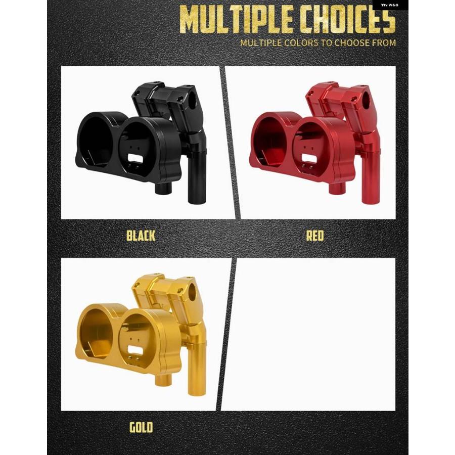 ブランド登録なし - 並行輸入品自動二輪車 手持ち部分赤ちょうちん ライザートップクランプ 受け支える 鉤括弧 表示計器 ダイアログボックス 一揃いの道具 付き添い人 ハーレー ツーリング ロードグライド FLTRX