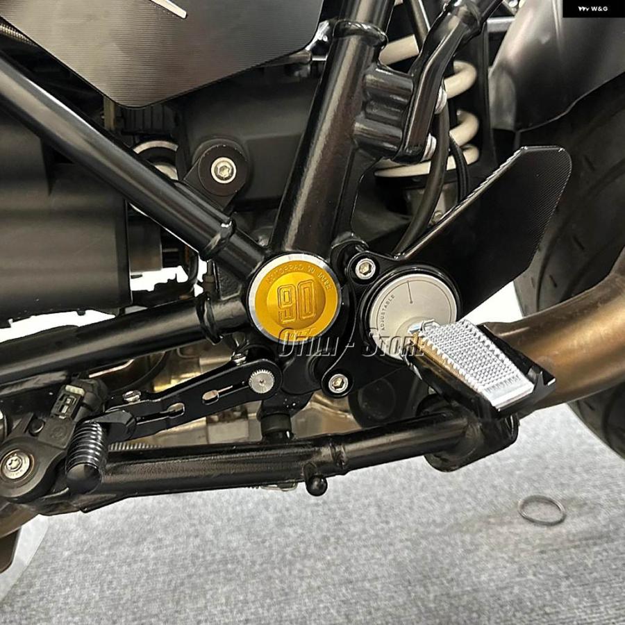 並行輸入品オートバイ CNC調整可能 リアセット フットレスト BMW R NINET RNINET R NINE T R NINE T R9T 2021-2024_6