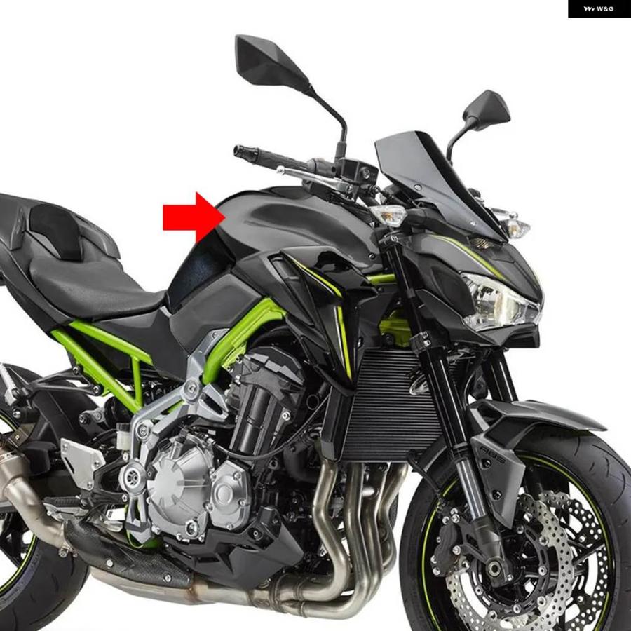 並行輸入品オートバイ タンクフロントサイド パネル トリム カバー カワサキ Z900 2017 2018 2019 未塗装 フェアリング カウルガスガードアクセサリー_10