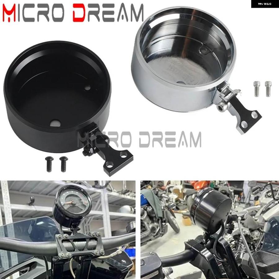 並行輸入品 スピード メーター 移設カバー ゲージ マウント ハーレー ソフテイル ローライダー S FXLRS ファットボブ FXFB/S 201