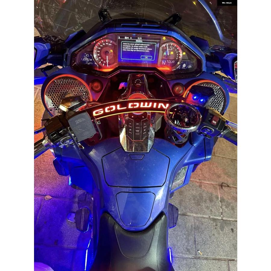 ブランド登録なし - 並行輸入品 自動二輪車 LEDともし火 向こう正面 リフレクター 後押し側面 ボックス席 リフレクター ホンダ ゴールド舞台の袖 1800 GL1800 GOLDWING 1800 2018-