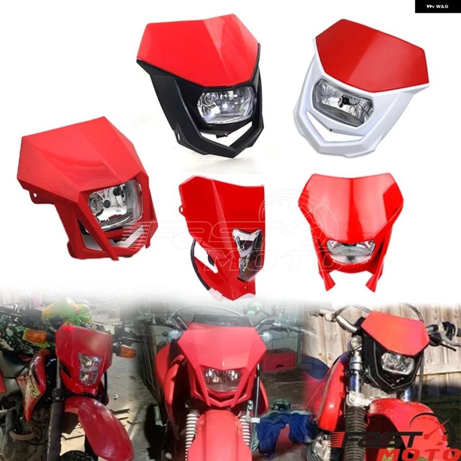 ブランド登録なし - 並行輸入品 12V LED 前照灯 自動二輪車 上端照明ランプ ホンダ ヤマハ カワサキ CRF250F エンデューロライト オフロード