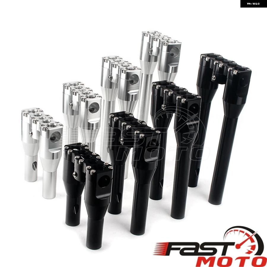 ブランド登録なし - 並行輸入品 手持ち部分赤ちょうちん ライザーキット 1-1/8in 28MM Tバークランプ 6in 8in 10in 12inライズ ハーレー 運動競技はやりっ子 1200 XL883 XL120