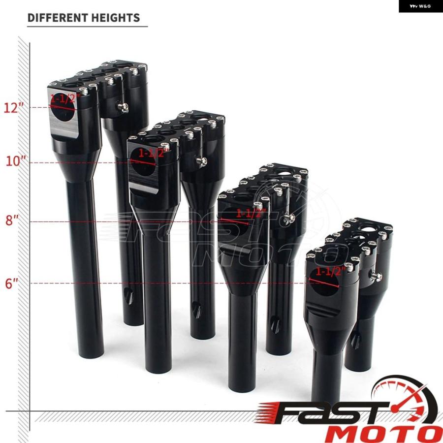 ブランド登録なし - 並行輸入品 ハーレー ダイナ ソフテイル 表どおりシリング FXD FXDB FXBB 1-1/2in 38MM 手持ち部分赤ちょうちん 引っ切りない 衣装 クランプ いの一番 自動二輪車 ライザー