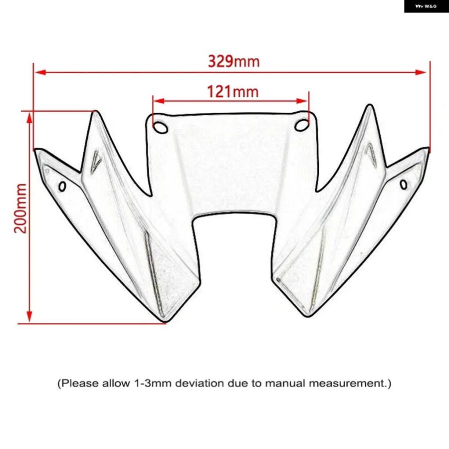 ブランド登録なし - 並行輸入品 2025 CB500 フロントホイールフェンダービークノーズコーンエクステンダーカウルスポイラー 取りまかなう ホンダ CB500 ホーサイバー空間 2024 自動二輪車