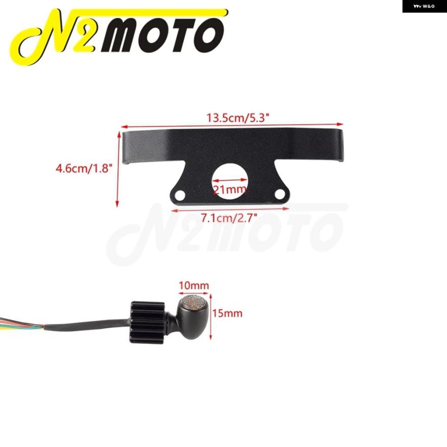 ブランド登録なし - 並行輸入品 ミニ向こう正面 ウィンカー ともし火 自動二輪車 LED テールランプ リアブレーキフラッシャー ブリンカーランプ ハーレー 運動競技はやりっ子 S 1250 RH1250S