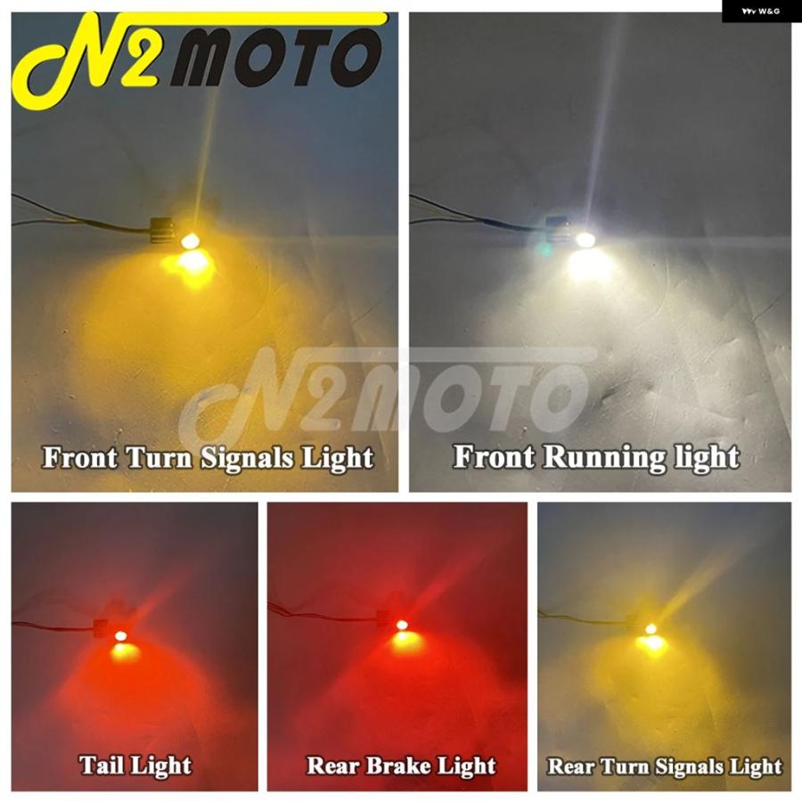 ブランド登録なし - 並行輸入品 ミニ向こう正面 ウィンカー ともし火 自動二輪車 LED テールランプ リアブレーキフラッシャー ブリンカーランプ ハーレー 運動競技はやりっ子 S 1250 RH1250S