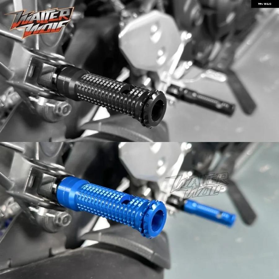 ブランド登録なし - 並行輸入品 向こう正面後押し フットペグ フットレスト ペダル ヤマハ MT-07 MT-09 TRACER 700/GT 900/GT MT-25 MT-03 YZF R3 R25 FZ6 FZ1 FZ8 FAZER 2004-2024