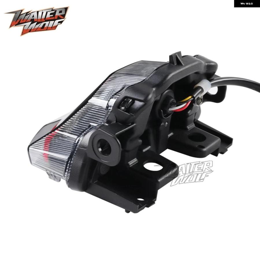 ブランド登録なし - 並行輸入品 2025 MT-07 LED一体型 テールランプ 協議会 ヤマハ MT07 Y-AMT E見澄ます 後押しうち切り 駈けっくらともし火 立ちふさがる照明ランプ 信号ともし火