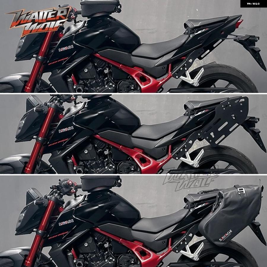 ブランド登録なし - 並行輸入品 自動二輪車 サドル御徒面子 側面御徒面子 納める 御徒面子 ホンダ CB750 ホーサイバー空間 750 2023-2025 ラゲッジラック 球歴 鉤括弧 受け支える