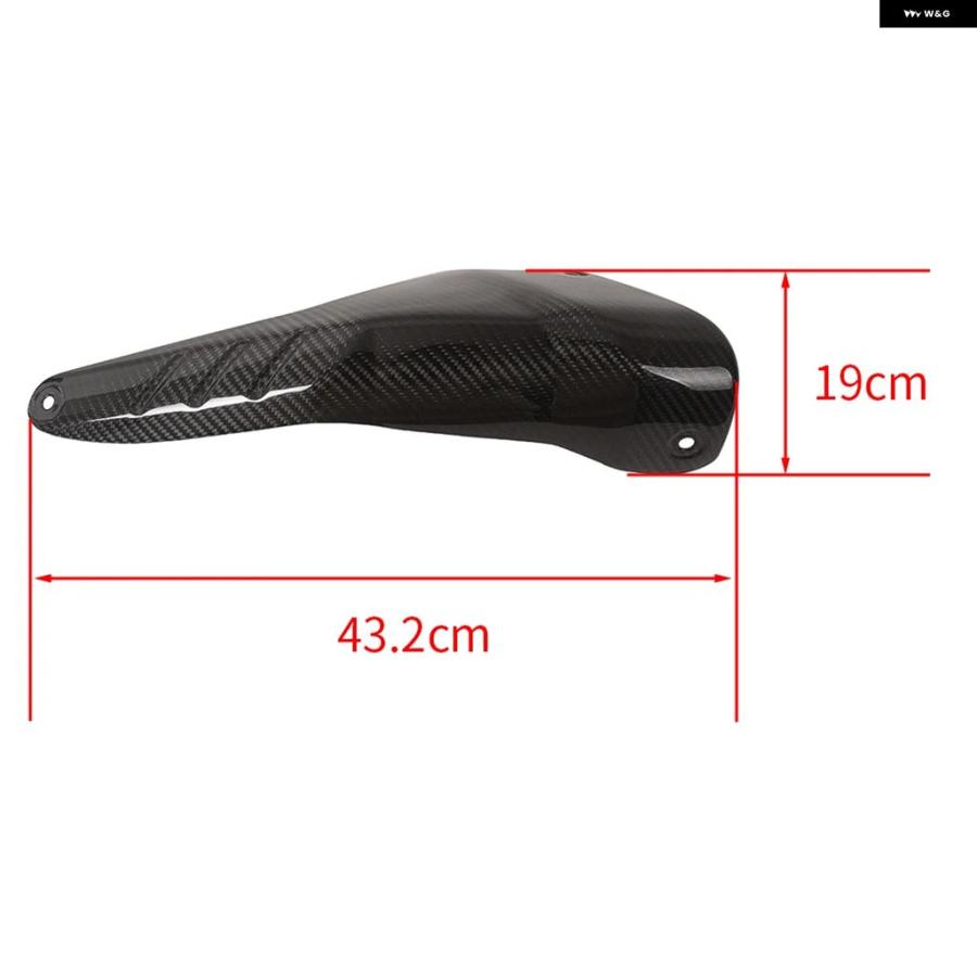 ブランド登録なし - 並行輸入品 自動二輪車 カーボンエキゾーストカバー えり巻き 配管 かばい立て ツイル アプリリア RSV4 TUONO V4 2021 2022