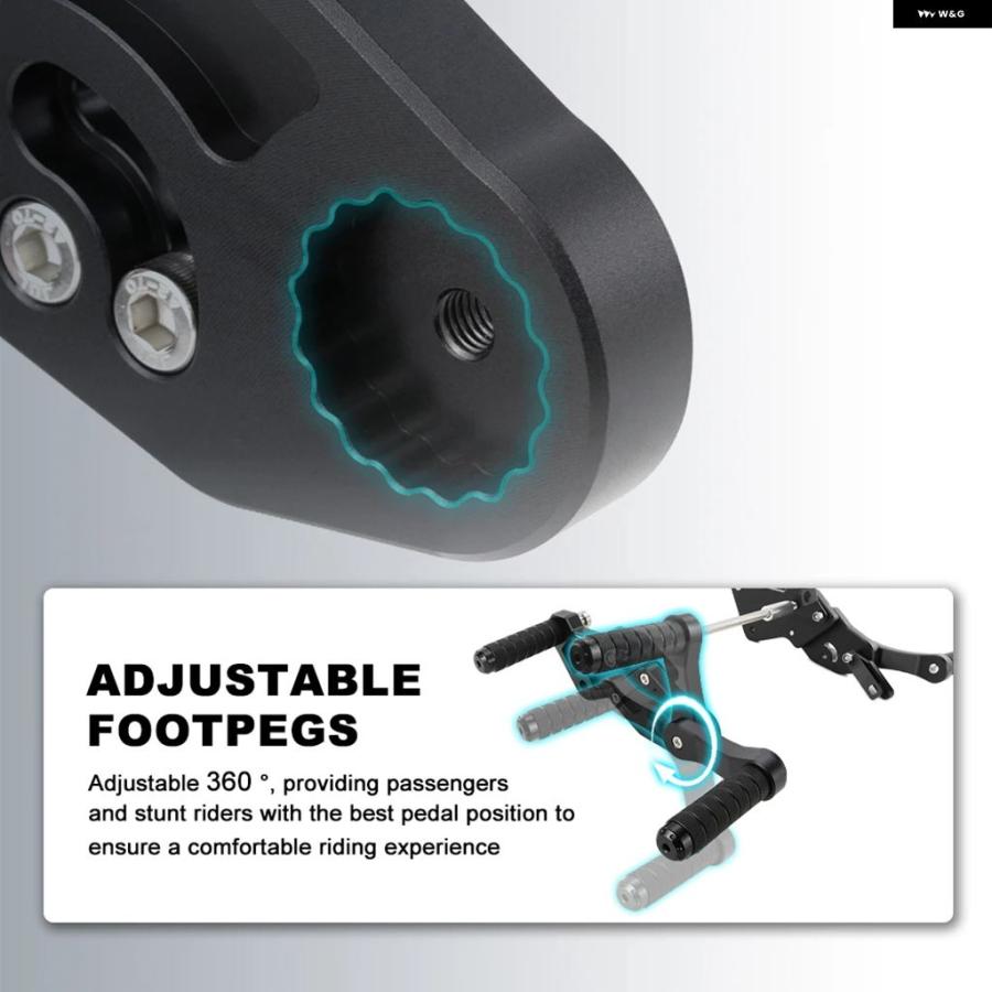 ブランド登録なし - 並行輸入品 自動二輪車 後押し仕かける 後押し フットレスト 控え選手臥せ篭 衝突 臥せ篭 ホンダ 2013-パッセンジャーペグガードスタントプロテクション