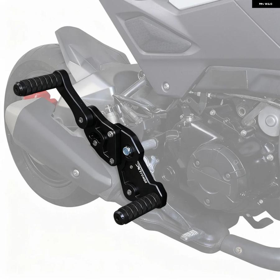 ブランド登録なし - 並行輸入品 自動二輪車 後押し仕かける 後押し フットレスト 控え選手臥せ篭 衝突 臥せ篭 ホンダ 2013-パッセンジャーペグガードスタントプロテクション