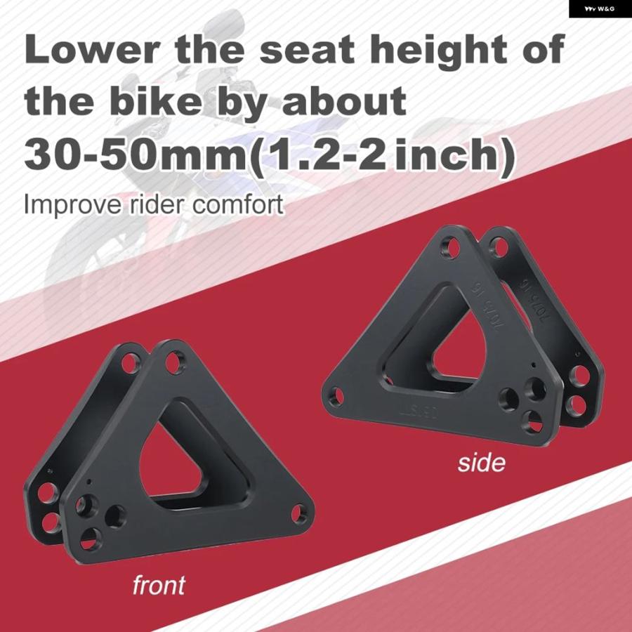 ブランド登録なし - 並行輸入品 ホンダ CBR600RR 2007-2023 - 2025 後押しサスペンション ローダウンリンク 自動二輪車 蹴り付ける 照明ランプ 側面 照明ランプ