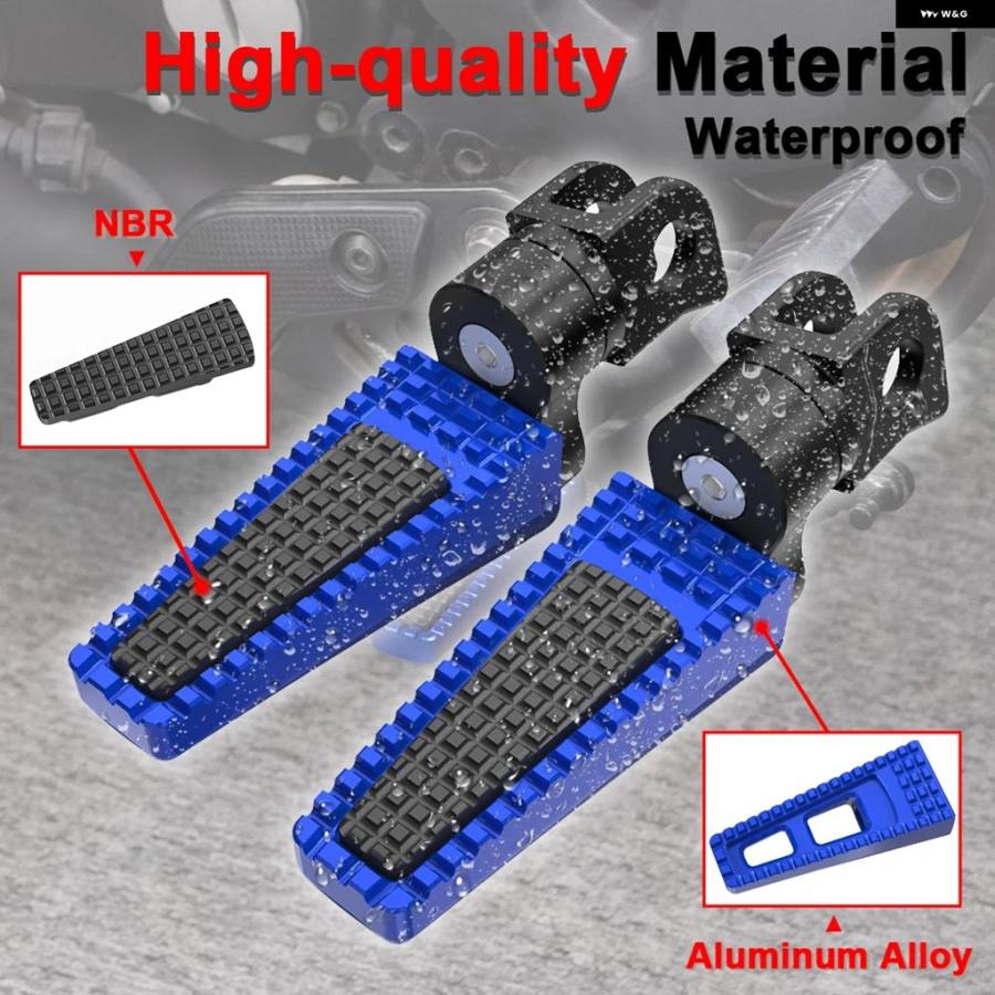 ブランド登録なし - 並行輸入品 自動二輪車 向こう正面/後押し フットレスト / フットペグ /ペダル ヤマハ YZF-R1 YZFR1 2000-2011 YZF-R6 YZFR6 2003-2020 R1 R6