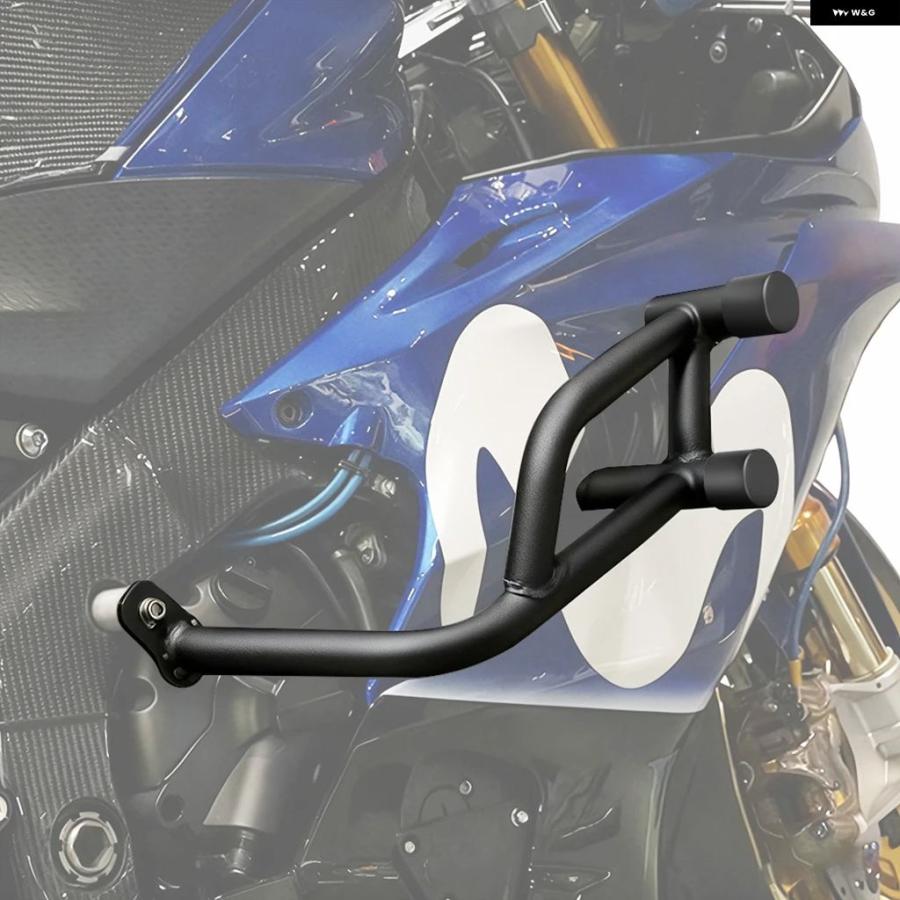 ブランド登録なし - 並行輸入品 ヤマハ YZF-R6 2017-2022 2023 2024 発動機 かばい立て 赤ちょうちん バンパー プロテクター スピード競技軌跡 自動二輪車 離れわざ 衝突 臥せ篭