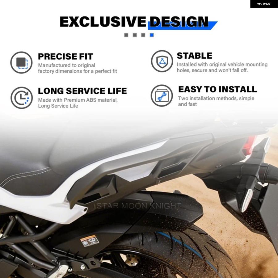 ブランド登録なし - 並行輸入品 VERSYS 1100 2025- 自動二輪車 後押しどろ除け マッドガード エクステンダーハガー KAWASAKI VERSYS 1000 SE TOURER PLUS 2019-2024