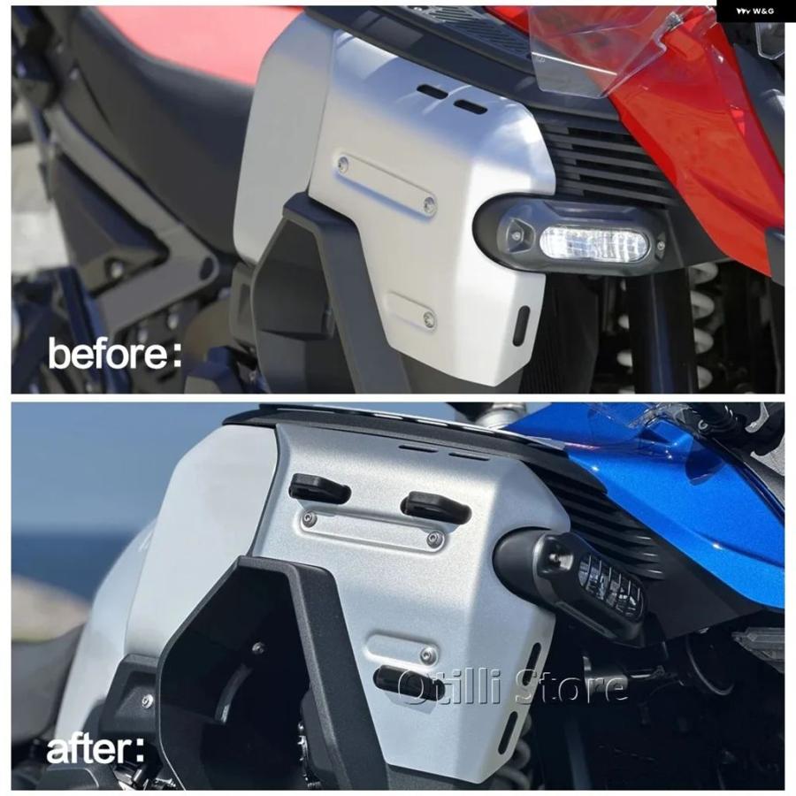 ブランド登録なし - 並行輸入品 BMW R1300GS R1300GSA ADV 2024 2025 自動二輪車 ウォータータンクガード プロテクター 側面 ダイアログボックス 取りまかなう
