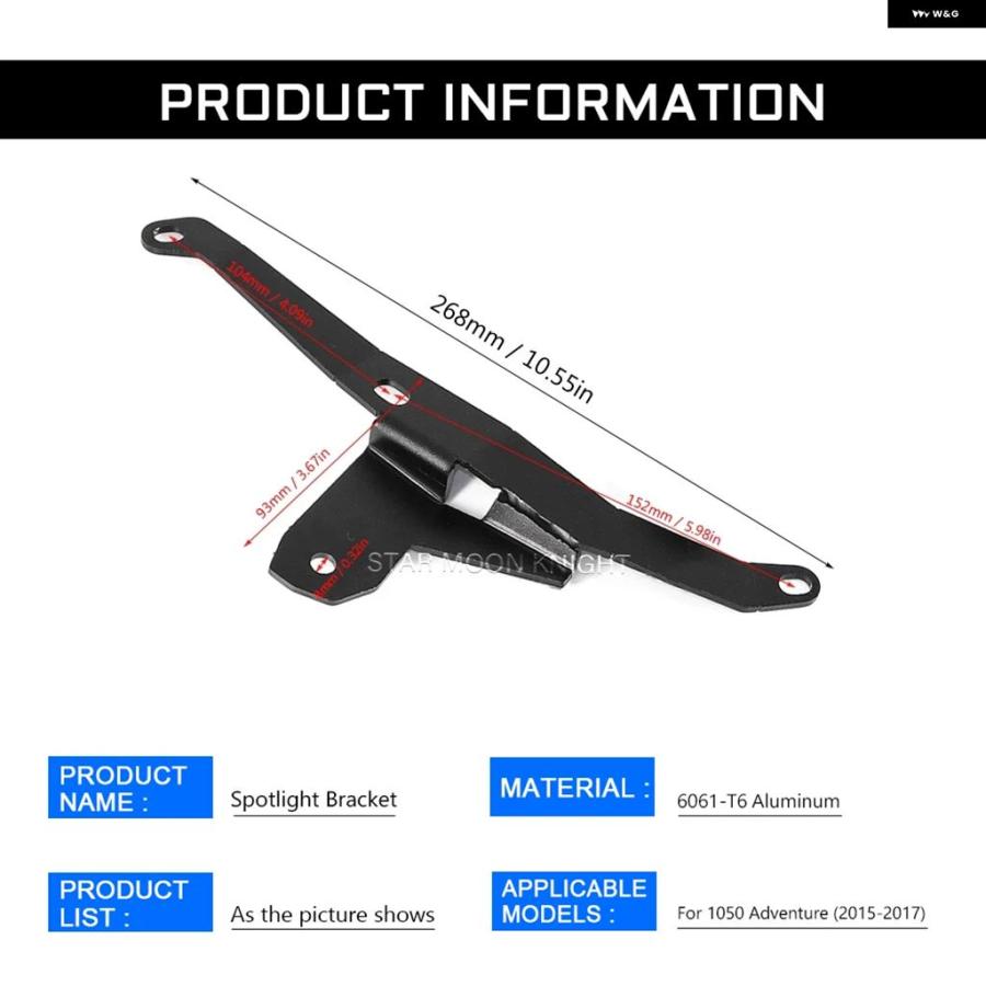 ブランド登録なし - 並行輸入品 自動二輪車 注目の的 鉤括弧 1050 ADV 1190 R 2013 - 2016 フォグランプ ともし火 マウント 照明ランプ