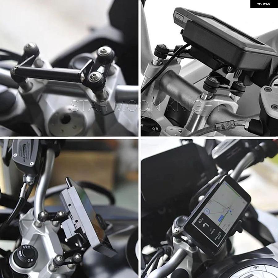 ブランド登録なし - 並行輸入品 GPS 鉤括弧 アダプタ BMW R1200RS R1200R F850GS F800GS F750GS F700GS 自動二輪車 GPS 手持ち部分赤ちょうちん 鉤括弧 アダプタ