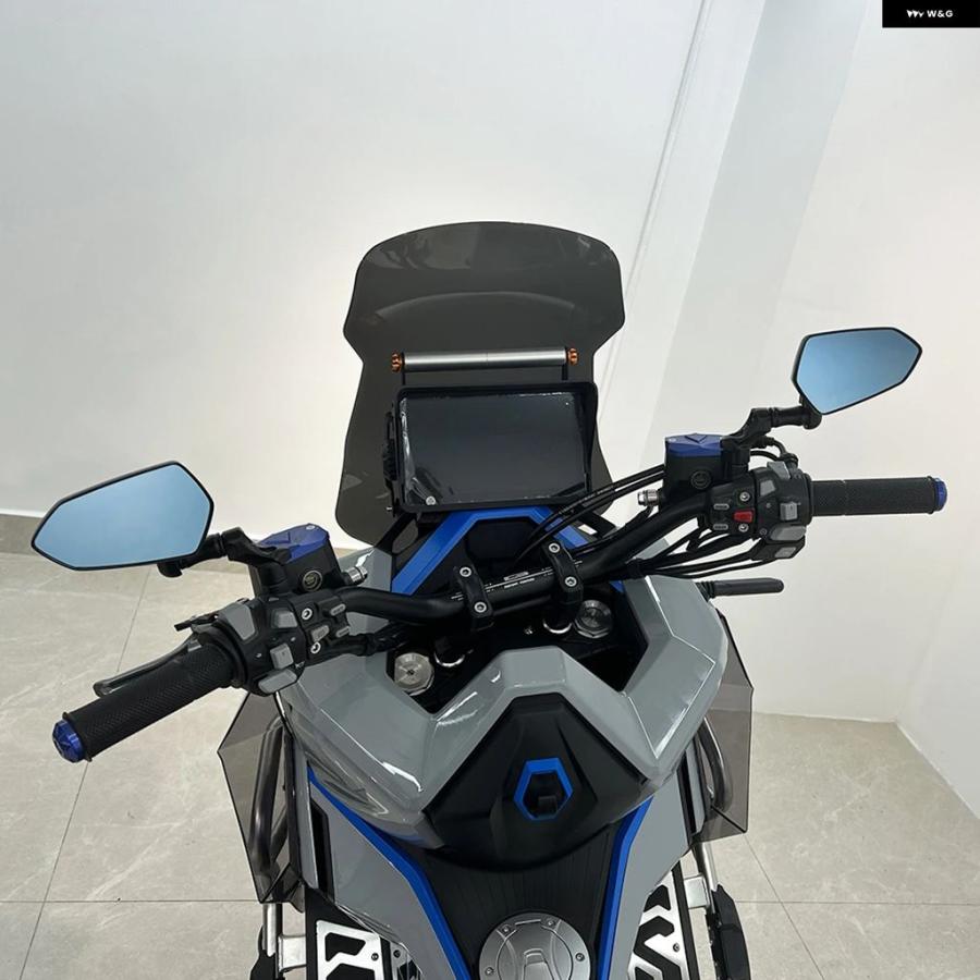 ブランド登録なし - 並行輸入品 SV650 GSR 750 600 750 GSX-8S 自動二輪車 鏡鑑 側面鏡鑑 自動二輪車 手持ち部分赤ちょうちん
