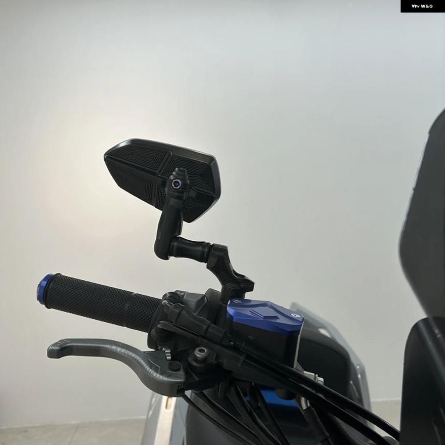ブランド登録なし - 並行輸入品 SV650 GSR 750 600 750 GSX-8S 自動二輪車 鏡鑑 側面鏡鑑 自動二輪車 手持ち部分赤ちょうちん