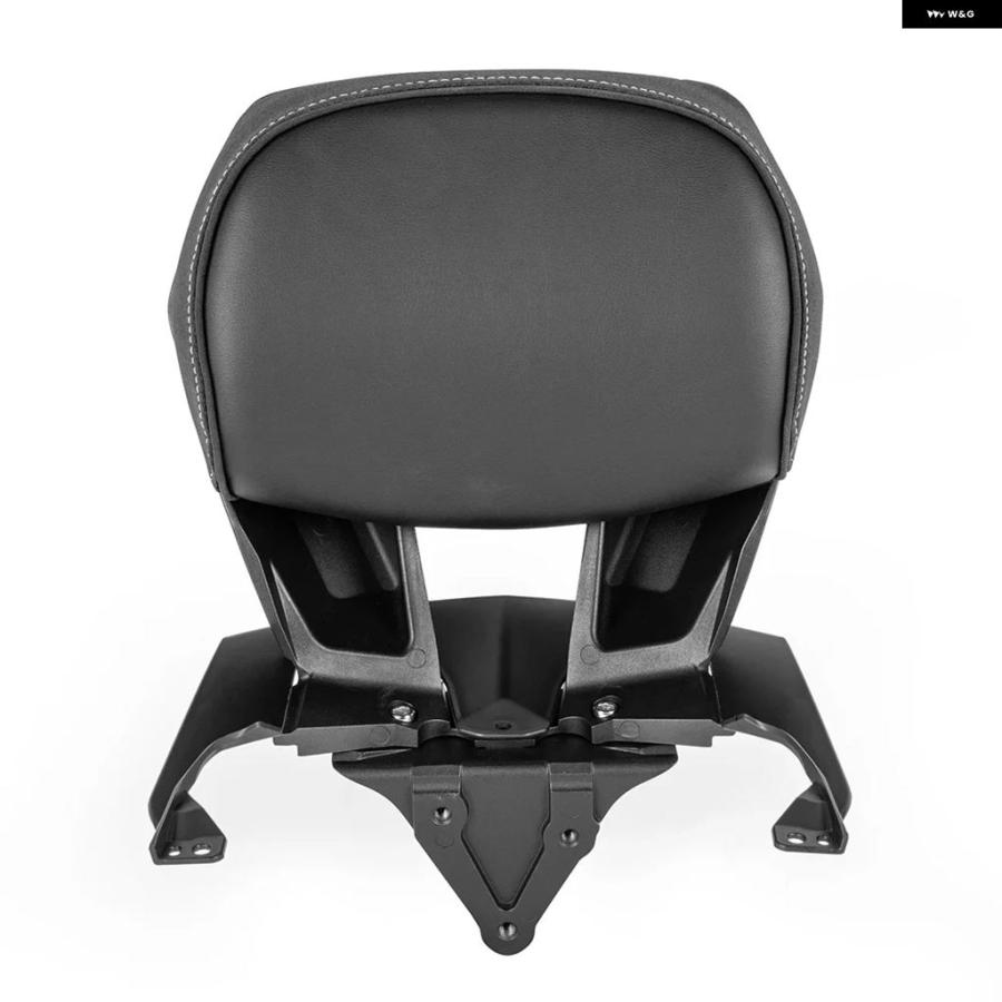 ブランド登録なし - 並行輸入品 ヤマハ XMAX 2017-2022 自動二輪車 後押し シーシーバー パッセンジャーバックレスト マウント 金具 バックレストセット パッド 座蒲団
