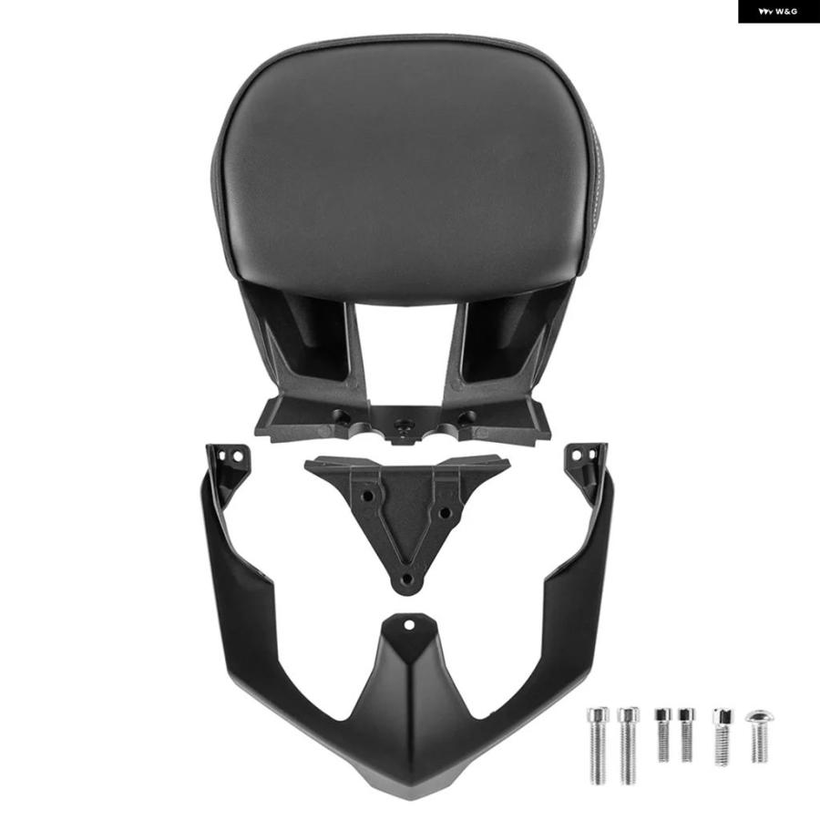 ブランド登録なし - 並行輸入品 ヤマハ XMAX 2017-2022 自動二輪車 後押し シーシーバー パッセンジャーバックレスト マウント 金具 バックレストセット パッド 座蒲団