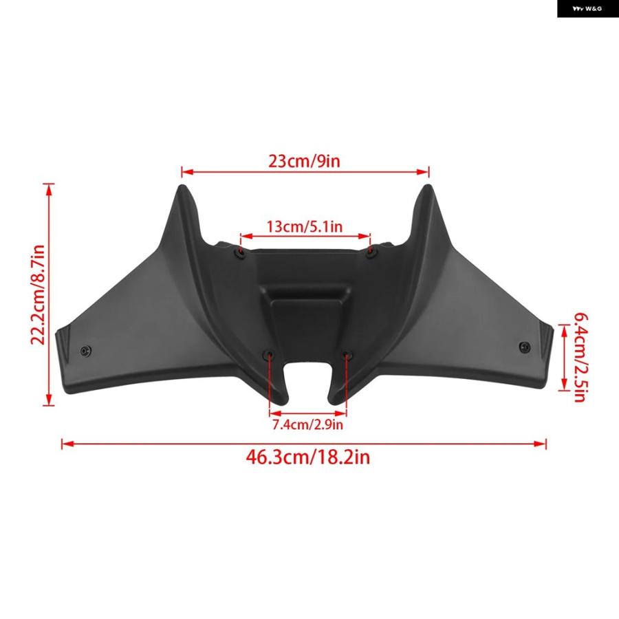 ブランド登録なし - 並行輸入品 ホンダ CB750 ホーサイバー空間 ホーサイバー空間 2023 2024 ビークノーズコーン フロントスポイラー ダウンスポイラー ウィングレット 舞台の袖 ディフレクター