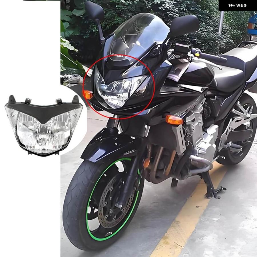 ブランド登録なし - 並行輸入品スズキ GSF650 2005 - 08 GSF1250 2007 - 10 自動二輪車 向こう正面 前照灯 上端照明ランプ 協議会