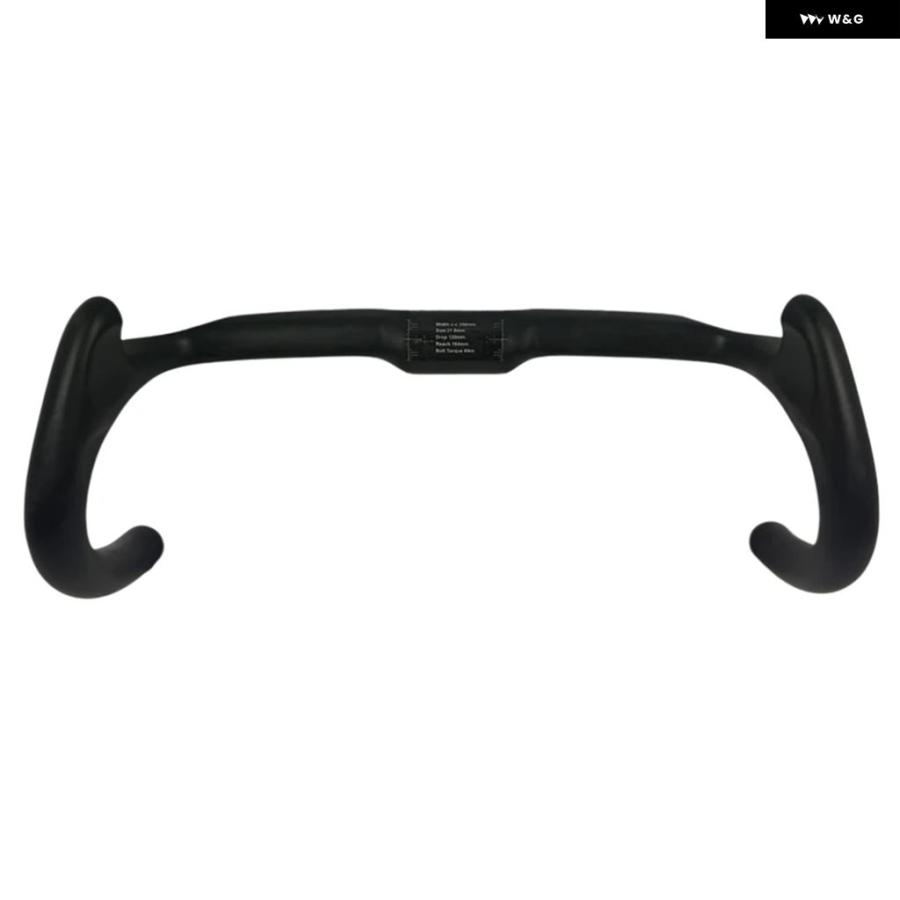 トラック用カーボンハンドル　ピスト　330mm　バンチバー 並行輸入品 BIKEDOC 330MM バンチバー トラック カーボン ハンドルバー