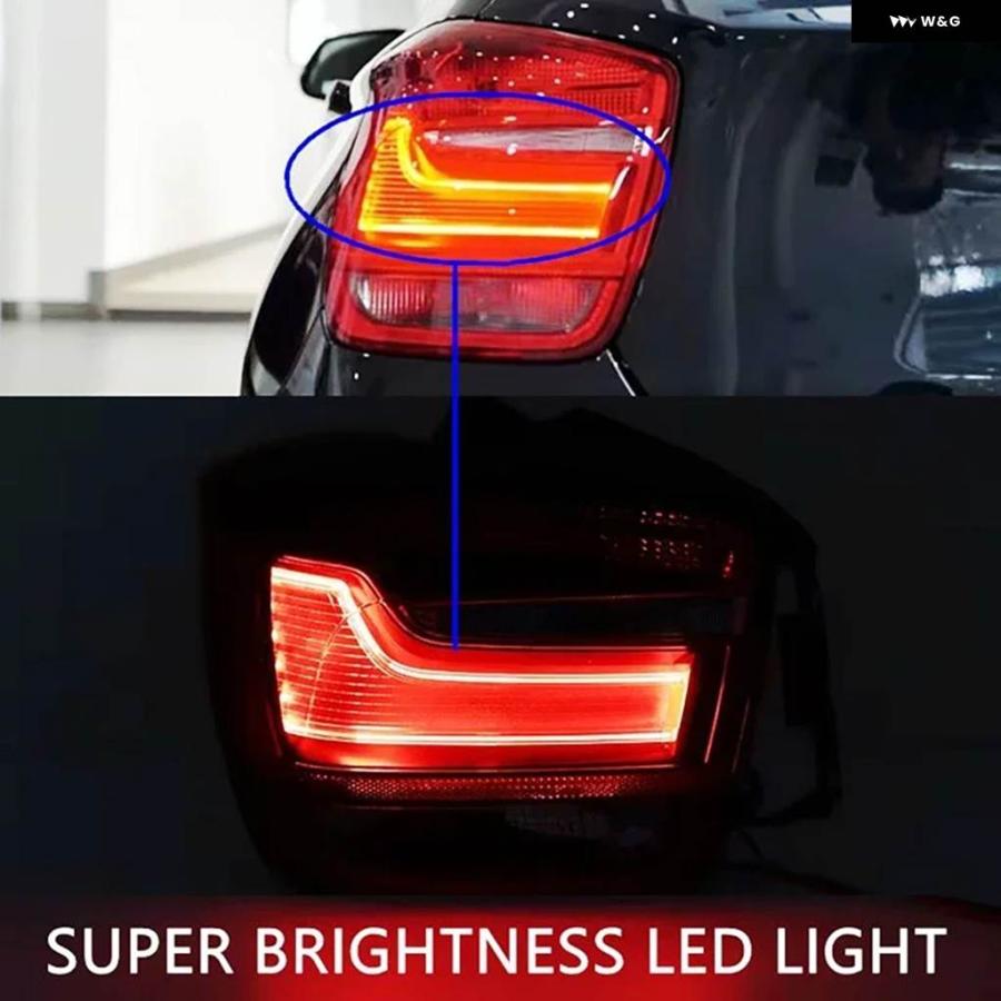 並行輸入品 車用 テールライト 右/左 リアランプ LEDライト付き BMW 1