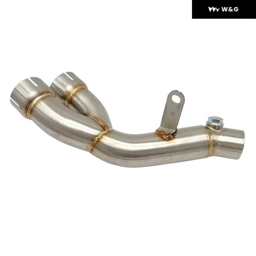 R6 オートバイ バイク エキゾースト パイプ ミドル シルプオン