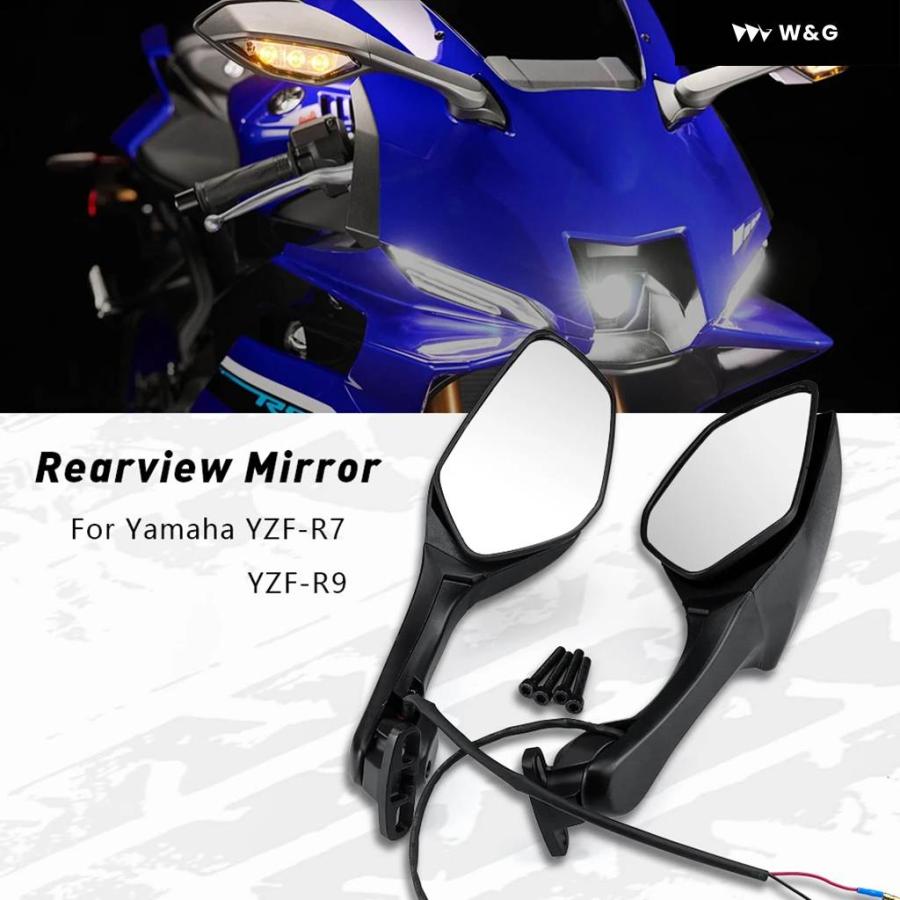 並行輸入品 YZF-R9 バックミラー ヤマハ YZF-R7 オートバイ バイク