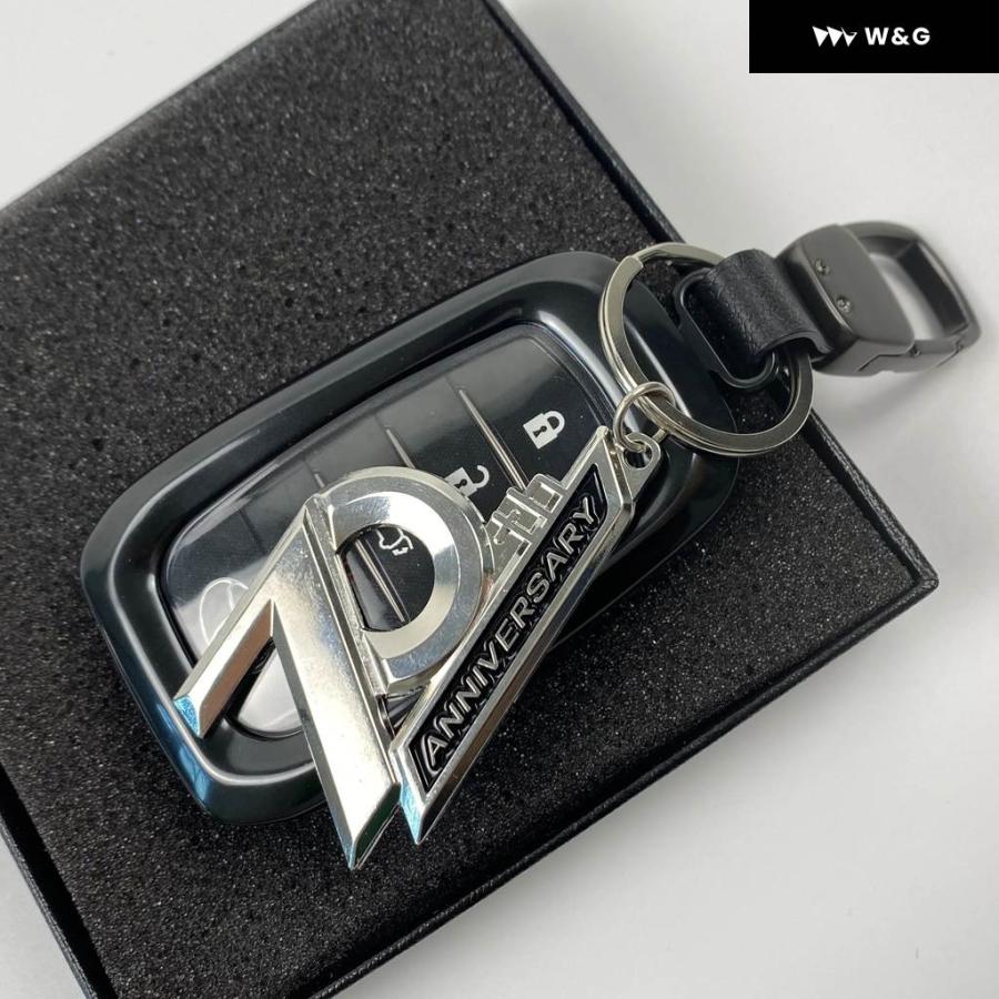 並行輸入品 70 周年 記念 メタルキー チェーン ホルダー トヨタ