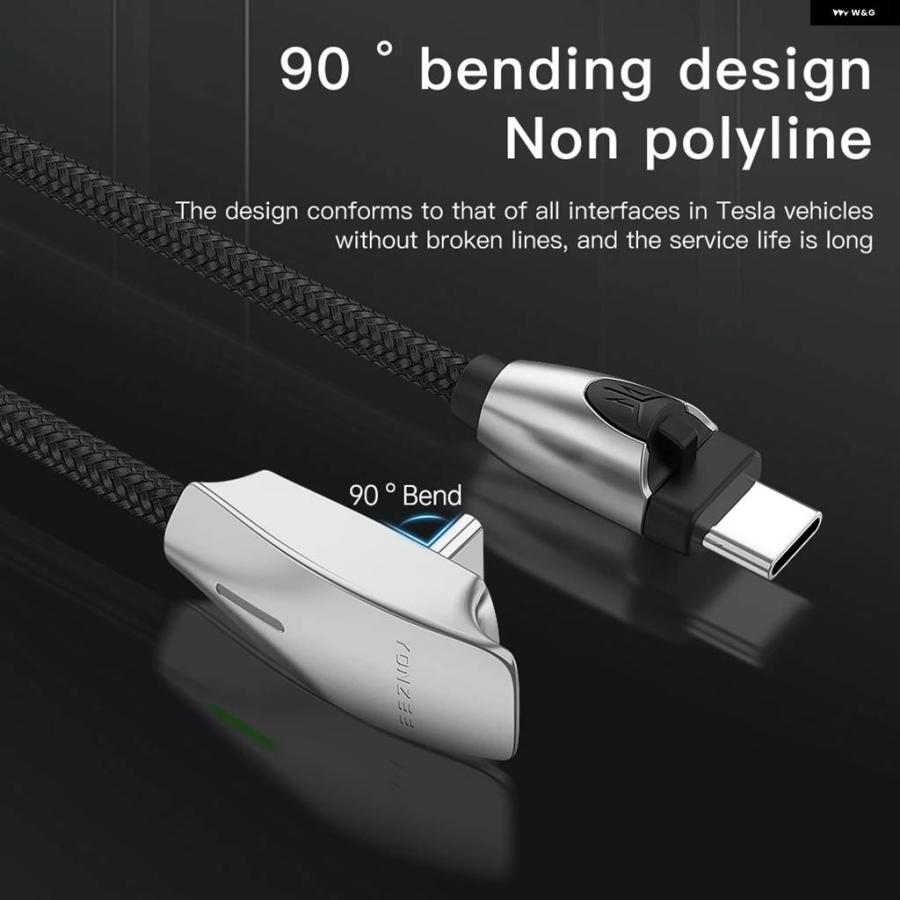 並行輸入品車載充電 ケーブル テスラ モデル3 YXS 2021-2025 携帯電話