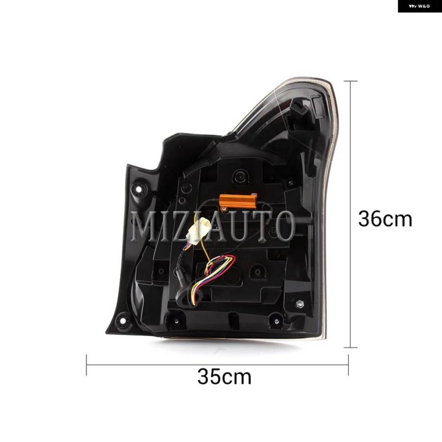 並行輸入品 1ペア LED リア テールライト スズキ スイフト 2018 2019 2020 ストップブレーキ ウィンカー カーパーツ バンパー ランプ_8