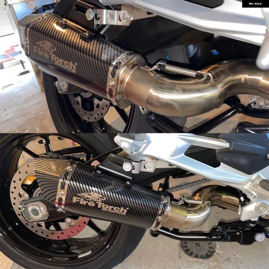 ブランド登録なし - 並行輸入品 BMW F900R F900XR XR 2020 2021 スリップオンマフラー ミッドリンク 配管 えり巻きDB殺害者