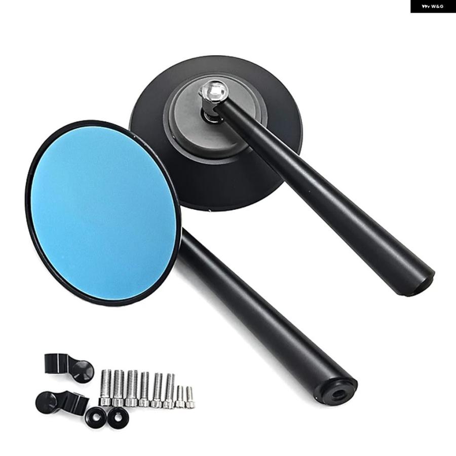 並行輸入品 オートバイ ミラー 8/10MM レトロラウンドサイドミラー