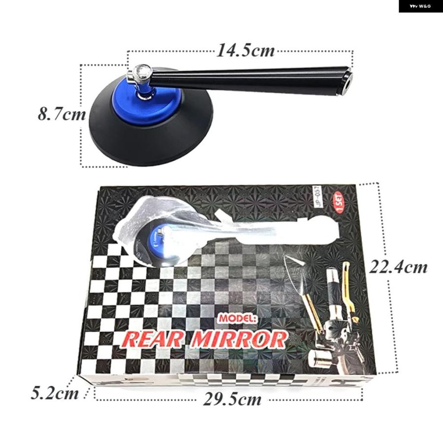並行輸入品 オートバイ ミラー 8/10MM レトロラウンドサイドミラー