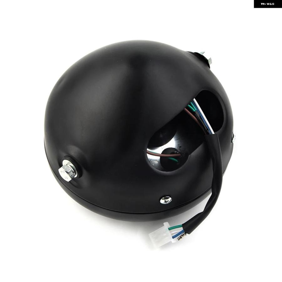 ブランド登録なし - 並行輸入品 6.5in 自動二輪車 食べ物屋 5.3 前照灯 ハーレー ホンダ ヤマハ 運動競技はやりっ子 クリーヴァ 喫茶店 レーサー つや消し