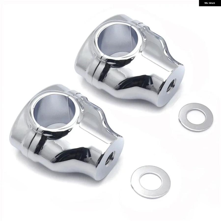 ブランド登録なし - 並行輸入品 2in ライザー 1.25in 手持ち部分赤ちょうちん いの一番 クランプ ハーレー ダイナ ファット シリング 男の子 広広とした グライド 自動二輪車