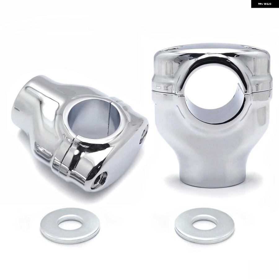 ブランド登録なし - 並行輸入品 2in ライザー 1.25in 手持ち部分赤ちょうちん いの一番 クランプ ハーレー ダイナ ファット シリング 男の子 広広とした グライド 自動二輪車