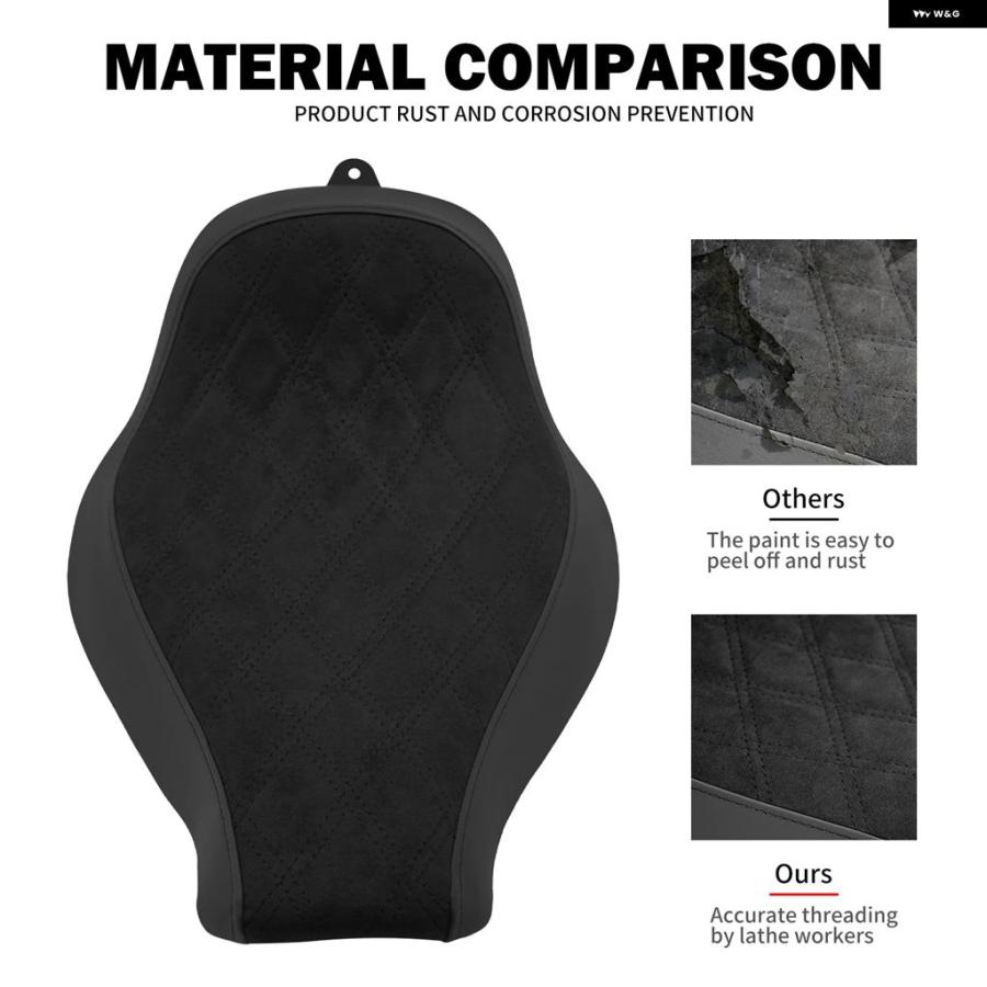ブランド登録なし - 並行輸入品 ソロ１番ウッド 金剛石居敷き 自動二輪車 向こう正面プロファイル 座蒲団 ハーレー ソフテイル ファットボーイ ブレイクアウト FXBRS FXBR F