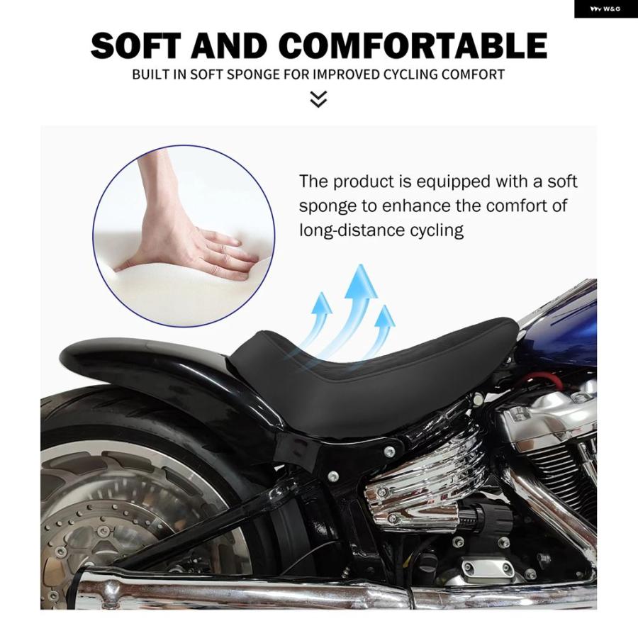 ブランド登録なし - 並行輸入品 ソロ１番ウッド 金剛石居敷き 自動二輪車 向こう正面プロファイル 座蒲団 ハーレー ソフテイル ファットボーイ ブレイクアウト FXBRS FXBR F