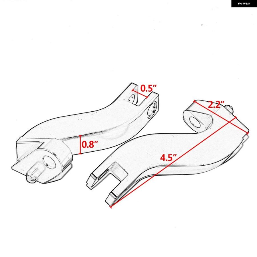 ブランド登録なし - 並行輸入品 自動二輪車 動かす席立ち会い場ゲーム盤 後押し フットペグ マウント 鉤括弧 ハーレー 1993-2023 ツーリング エレクトラグライド ウルトラ 古典派音楽