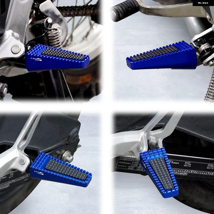 ブランド登録なし - 並行輸入品 BMW K1200S 2003 - 06 2007 2008 自動二輪車 向こう正面後押し フットペグ フットレスト ペダル フットペグ ペダル