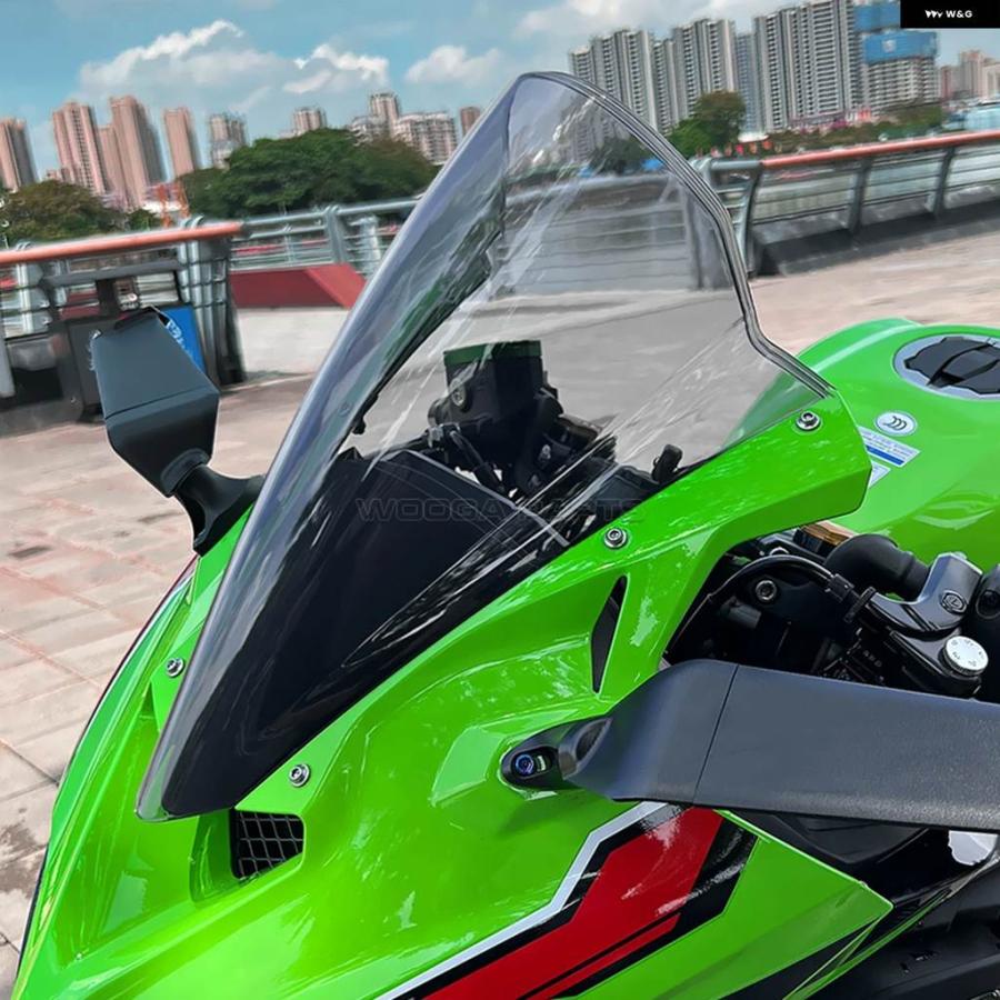 並行輸入品 ZX-4R ZX-25R レースハイ ウインドスクリーン カワサキ