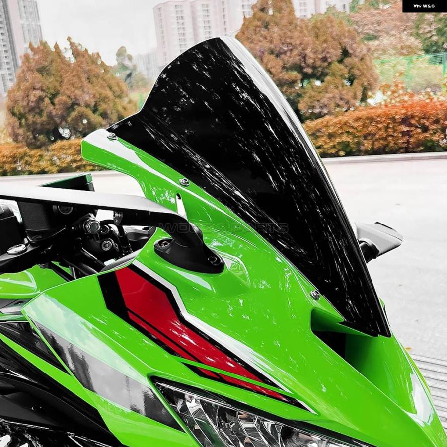 並行輸入品 ZX-4R ZX-25R レースハイ ウインドスクリーン カワサキ