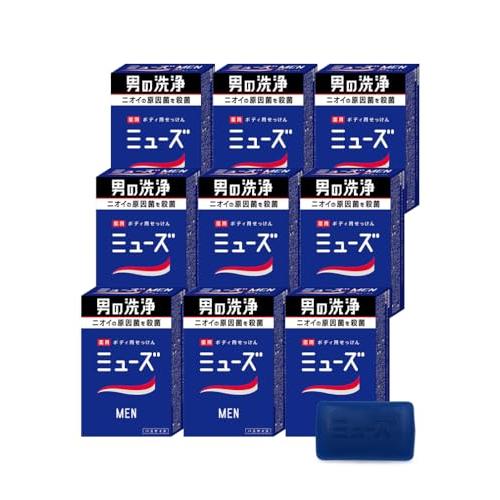 医薬部外品 MUSE 固形石鹸 ミューズ メン 男性 メンズ 消臭 135g × 9個 の商品画像